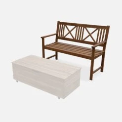Banc En Bois 3 Places -Sweeek ACBENCHNAT 04