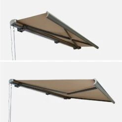 Store Banne électrique 4x3m Couleur : Taupe -Sweeek AWA4X3FCBN 03