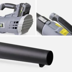 Souffleur De Feuilles à Batterie 20V 4 Vitesses -Sweeek BLO35BAT20V4 04