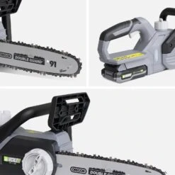 Tronçonneuse à Batterie 20V, Chargeur 20V -Sweeek CS25BAT20V2 03