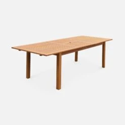 Table De Jardin Extensible Bois 8 à 10 Places -Sweeek EC240R8 01