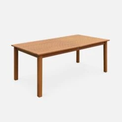 Table De Jardin Extensible Bois 8 à 10 Places -Sweeek EC240R8 03