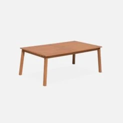 Table De Jardin Extensible Bois 12 Places -Sweeek EC300R10 01