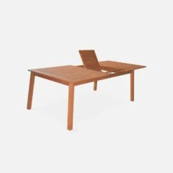 Table De Jardin Extensible Bois 12 Places -Sweeek EC300R10 02