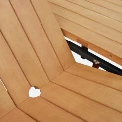 Table De Jardin Extensible Bois Et Aluminium 8 à 10 Places -Sweeek ECXTS250TBLAT 02