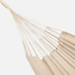 Toile De Hamac Polycoton 220 X 140 Cm Couleur : Ecru -Sweeek HAMCOL220NAT 02