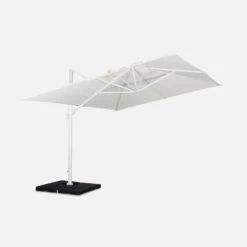 Parasol Déporté Rectangulaire 3x4 M -Sweeek HU3X4WH 02