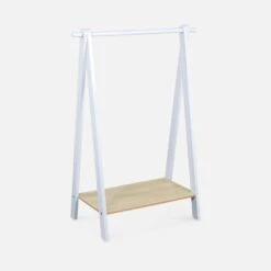 Penderie Enfant Bois Massif -Sweeek IKSCANDICR 01