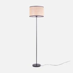 Lampadaire Filaire Intérieure En Cannage H 162cm -Sweeek ILUMBOG162CAN 01