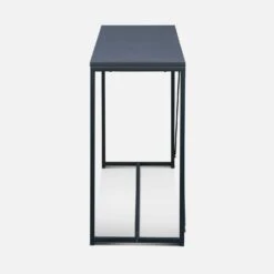 Console Métal Avec Barre De Renfort -Sweeek INDUCOT120BK 03