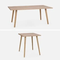 Table Basse Effet Bois (lot De 2) -Sweeek ISTABLX2NAT 03
