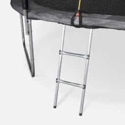 Trampoline 400cm Avec Pack D'accessoires Couleur : Gris -Sweeek KIT400GREY 06