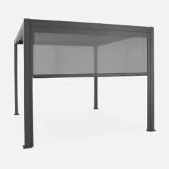 Pergola Bioclimatique 3x4m Triomphe + Store 3m