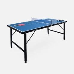 Mini Table Ping Pong Pliante Avec Accessoires
