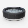 Spa Gonflable 6 Places Rond Simili Cuir, Ozonateur, Système Anti-gel, Couvercle -Sweeek SPACA069 01