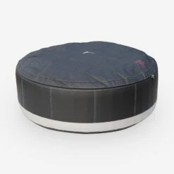 Spa Gonflable 6 Places Rond Simili Cuir, Ozonateur, Système Anti-gel, Couvercle -Sweeek SPACA069 03