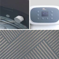 Spa Gonflable 8 Places Rond Massage Air-jets Wifi Ozonateur UVC Couvercle Tapis 11 Spa Gonflable 8 Places Rond Massage Air-jets Wifi Ozonateur UVC Couvercle Tapis -Sweeek SPAMONO8 05