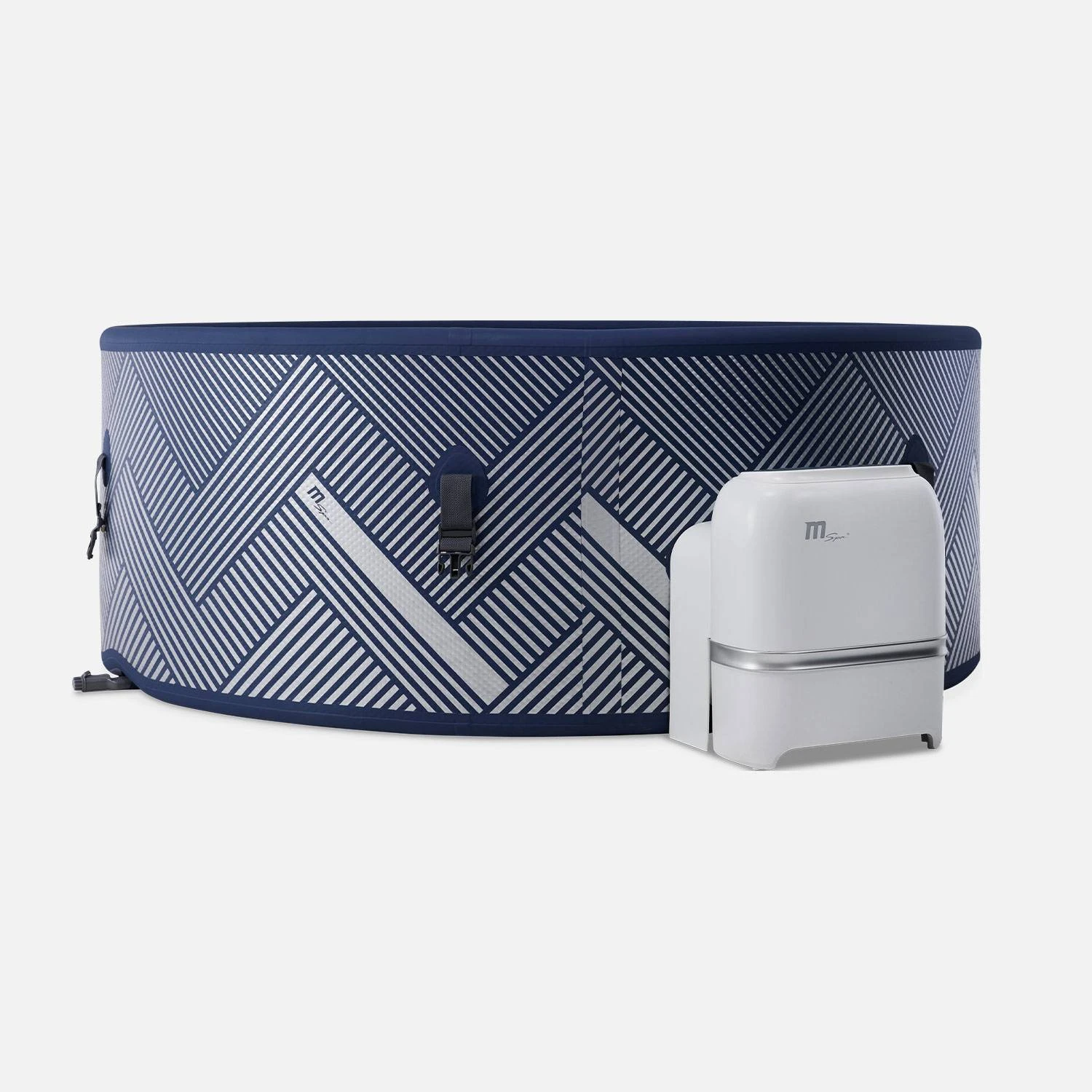 Spa Gonflable 6 Places Rond Massage Air-jets Wifi Ozonateur UVC Couvercle Tapis 6 Spa Gonflable 6 Places Rond Massage Air-jets Wifi Ozonateur UVC Couvercle Tapis – Image 4