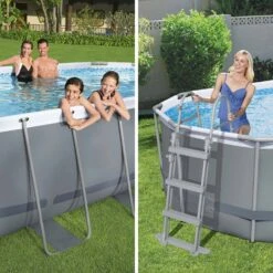Piscine Hors Sol Tubulaire Géante Avec Accessoires -Sweeek SPBW4X2OVGYCV 04