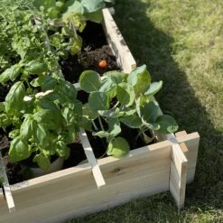 Carré Potager En Bois 90 X 90cm -Sweeek VG90 07