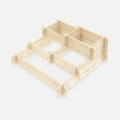 Carré Potager En Bois, 5 étages Et 5 Compartiments