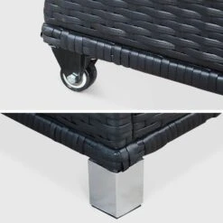 Coffre De Jardin Résine Tressée 790L Couleur : Noir 14 Coffre De Jardin Résine Tressée 790L Couleur : Noir -Sweeek WKHBOX160BK 04