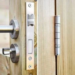 Abri De Jardin Bois 20,3m², Sapin Du Nord Traité Autoclave Ep.27mm -Sweeek WSAF42X42NAT 04