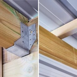 Abri De Jardin Bois 20,3m², Sapin Du Nord Traité Autoclave Ep.27mm -Sweeek WSAF42X42NAT 05