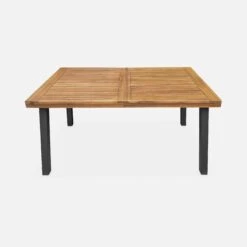 Table Intérieur / Extérieur Bois Et Métal 6 Places -Sweeek ac150kdattk 6f04429349dd16ac726c12e29d749ca1