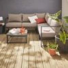 Salon De Jardin D'angle Aluminium 5 Places Couleur : Anthracite / Taupe -Sweeek af3004atbn 26b1eb1eb5f5f67e7ad03df7b73f840a