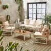 Salon De Jardin Bois Et Aluminium 5 Places Couleur : Beige -Sweeek afec3101whbg 7c6abaf49a5793c54ec18cbccd6907d1