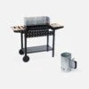Barbecue Charbon + Cheminée D’allumage -Sweeek bbq80817str 4786781c1eb44f1d7beb88b6c45a4e10