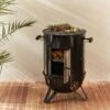 Barbecue Fumoir Charbon De Bois -Sweeek bbqsmk103prem f19dbde24a6bac47587157bba867f7f1