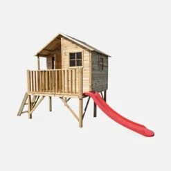 Cabane Enfant Bois FSC Sur Pilotis 3.8m² -Sweeek cwh38sl 8d68bc4853cc6a835b06bf2c7e4d8a82