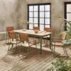 Table De Jardin Bois Et Aluminium 190cm, 6 Chaises Empilables 2 Table De Jardin Bois Et Aluminium 190cm, 6 Chaises Empilables -Sweeek ec190r6aseggy 70c5d8db664885e2aed5d1e51c0a0ae0