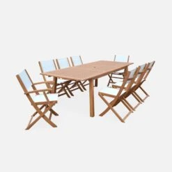Table De Jardin Extensible Bois 8 à 10 Places -Sweeek ec240r8 6fff365ead8b026ce71c2caa7b760fa0