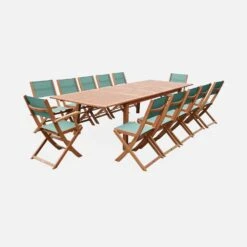 Table De Jardin Extensible Bois 12 Places -Sweeek ec300r10 2e61c145474190a29102b87000ebd72e