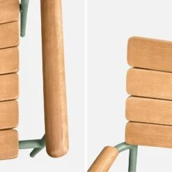 Chaise De Jardin Bois Et Aluminium, Empilables (lot De 2) -Sweeek ecarmseggyx2 26b5b0af6e239865ba6564d836a9a20a