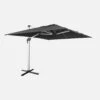 Parasol Déporté Rectangulaire 3x4m Couleur : Anthracite -Sweeek hdu3x4dkgy e2c05609112d072213edb1b0037aeb8e