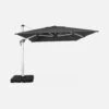 Parasol Déporté Carré 4x4m Couleur : Anthracite -Sweeek hdu4x4dkgy e3b3a9cb684fcd4704c655d2fee387e8
