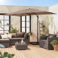 Dalles à Lester Pour Parasol 50x50cm (lot De 4)