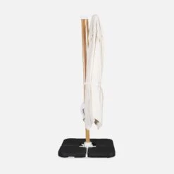 Parasol Déporté Carré 3x3m, Mât Effet Bois Couleur : Ecru -Sweeek hukd3x3wdecru c6018e62f0ab12496c95630603c89ad9