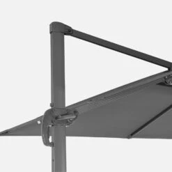 Parasol Déporté Rectangulaire 3x4m Couleur : Gris -Sweeek hukd3x4gy 31f623068eaff068a31d183c3eab05ed