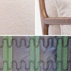 Banquette 2 Places + Fauteuil Bouclette En Bois D'hévéa Teinté Noyer Clair -Sweeek iacscalwl1n2bcl a1a6f49a3f3bf0b2058a8077f406338b