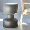 Table D'appoint, Bout De Canapé, Table De Chevet En Métal, Ø30x H 47cm Couleur : Gris Foncé -Sweeek iayastbl30gre 2a7939357856db1ad41b37d9b319f0d8