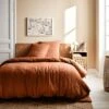 Parure De Lit Gaze De Coton Terracotta -Sweeek ibedpgdc240car d64cee2a70eb4442318c771e252f39b8