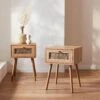 Lot De 2 Tables De Chevet Effet Bois Et Cannage 2 Lot De 2 Tables De Chevet Effet Bois Et Cannage -Sweeek ibobesidrawx2 534828e49e743a685ad96df5b51aeff8