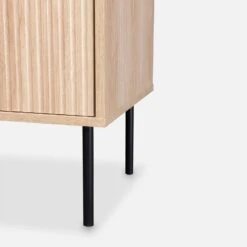 Buffet De Rangement Bois Rainuré 120 Cm -Sweeek ibragbuffet 9c14eb5ce62fe9aa5c6e72980724ef4e