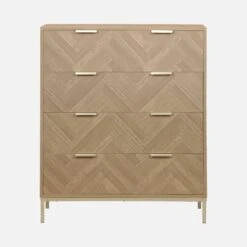 Commode De Rangement Décor Chevrons 4 Tiroirs 13 Commode De Rangement Décor Chevrons 4 Tiroirs -Sweeek ibudchest4d 7f85ce0a86cbe4e0127d01dd491722d5
