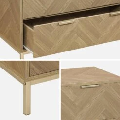 Commode De Rangement Décor Chevrons 4 Tiroirs 17 Commode De Rangement Décor Chevrons 4 Tiroirs -Sweeek ibudchest4d f8873bedca6e2145b608400603d26d04